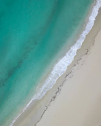 Coast, aerial view, sea, sand, HD wallpaper | Peakpx