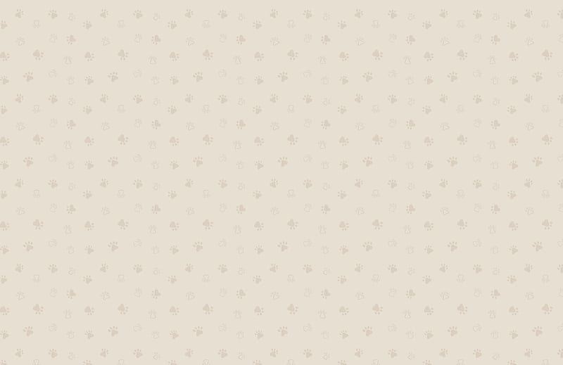 Neutral Color Dog Paw Print Pattern, HD wallpaper