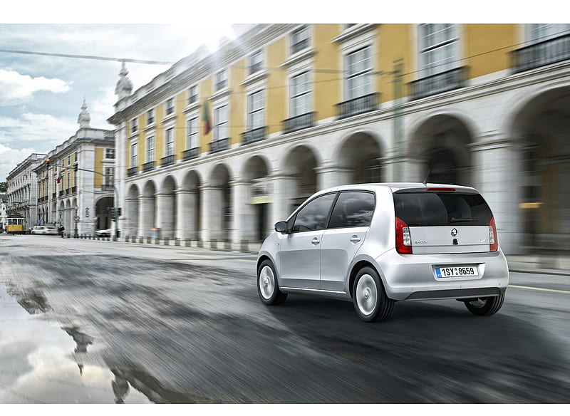 2012 Skoda Citigo 5-Door - Rear, car, HD wallpaper