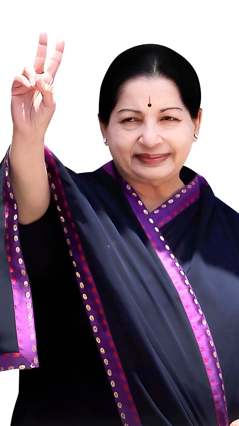 Jayalalitha Amma, Purple Saree, actress, politician, HD phone wallpaper
