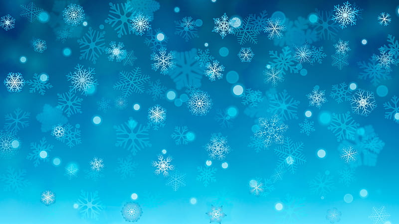 Snow, earth, flakes, love, sky, star, stars, HD wallpaper