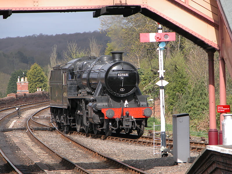 Locomotive Severn Valley Railway, fowler, severn valley railway, locomotive, steam, HD wallpaper