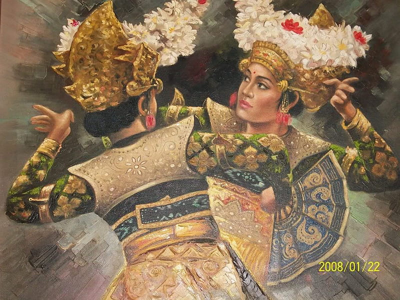 Balinese Dancer, bali dancer, bali, indonesia, dancer, HD wallpaper