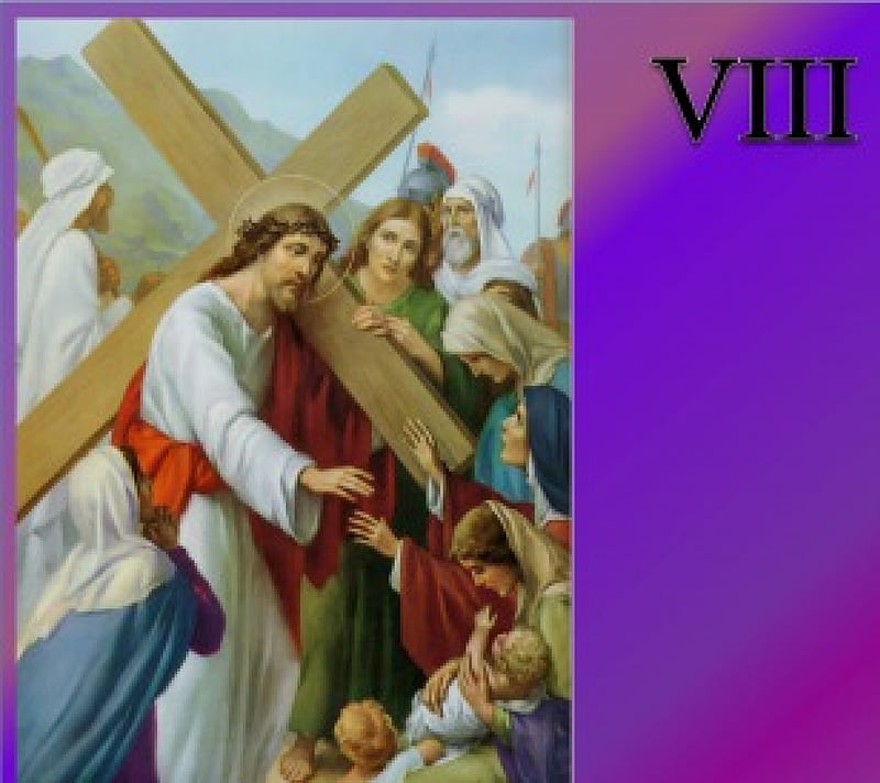 Via crucis VIII, christ, jesus, gospel, passion, bible, cross, god, HD wallpaper
