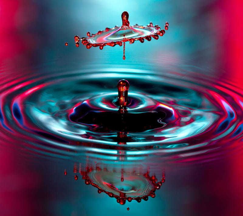 3D Colorful Art, 2014, colors, cool, effect new, nice, view, visual, water, HD wallpaper