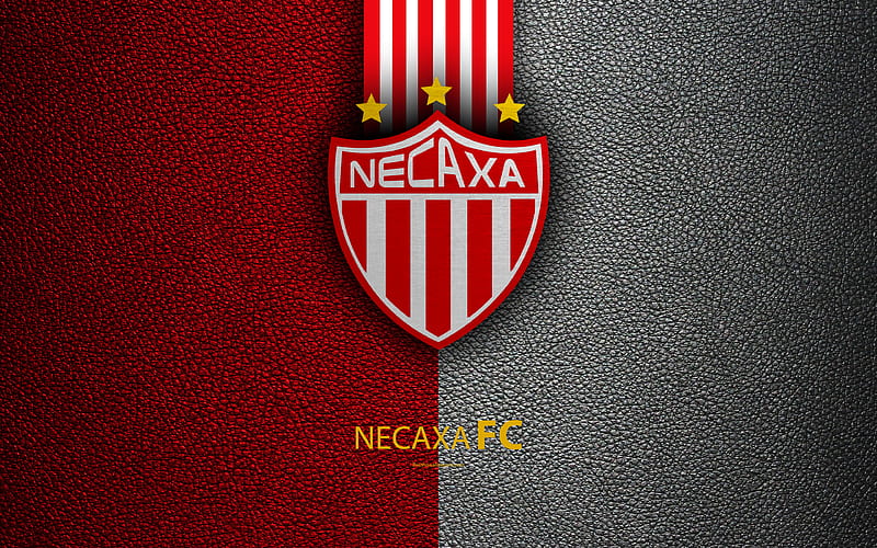 Club Necaxa, Impulsora del Deportivo Necaxa skin texture, logo, Mexican football club, red white lines, Liga MX, Primera Division, Aguascalientes, Mexico, football, HD wallpaper