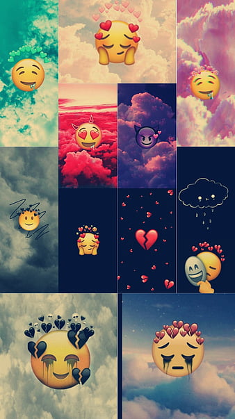 Emoji Hearts Spiral Love cosmic galaxy affection HD phone wallpaper   Peakpx