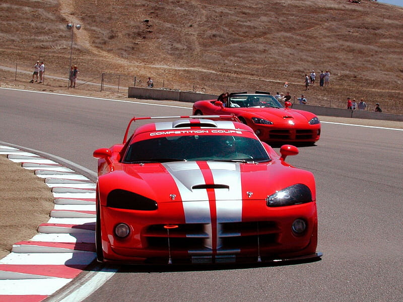 Viper competition coupe vs viper convertible, racing, Rare cars, dodge, viper, HD wallpaper
