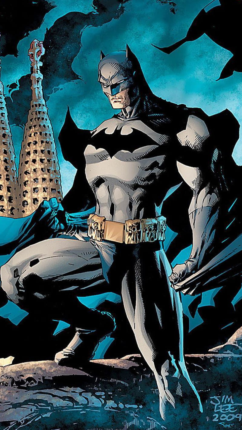 Batman by Jim Lee, dark knight, dc, dc comics, jim lee, HD phone wallpaper  | Peakpx
