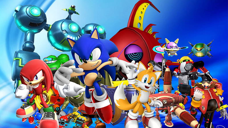 Sonic the Hedgehog Knuckles the Echidna Amy Rose Super Smash Bros. Brawl Sonic, HD wallpaper