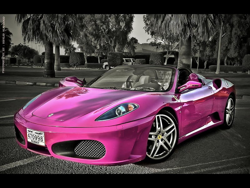 Pink Ferrari, concept cars, ferrari, car, HD wallpaper | Peakpx