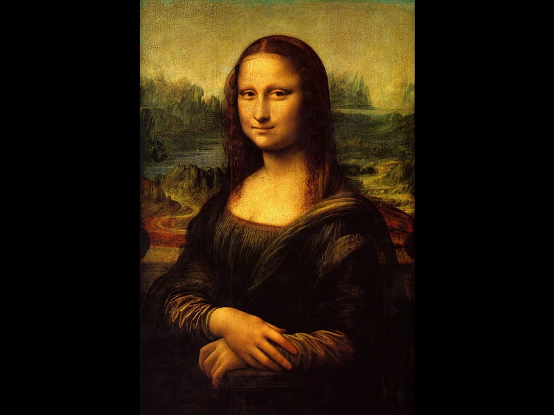 Mona Lisa, museum, pretty, female, paris, bonito, woman, cool, girl, france, painting, louvre, leonardo da vinci, HD wallpaper