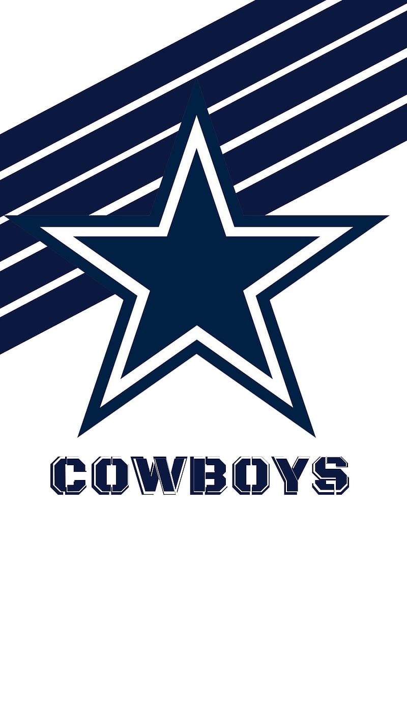 Dallas Cowboys White, america team, football, nfl, white and blue, HD phone  wallpaper