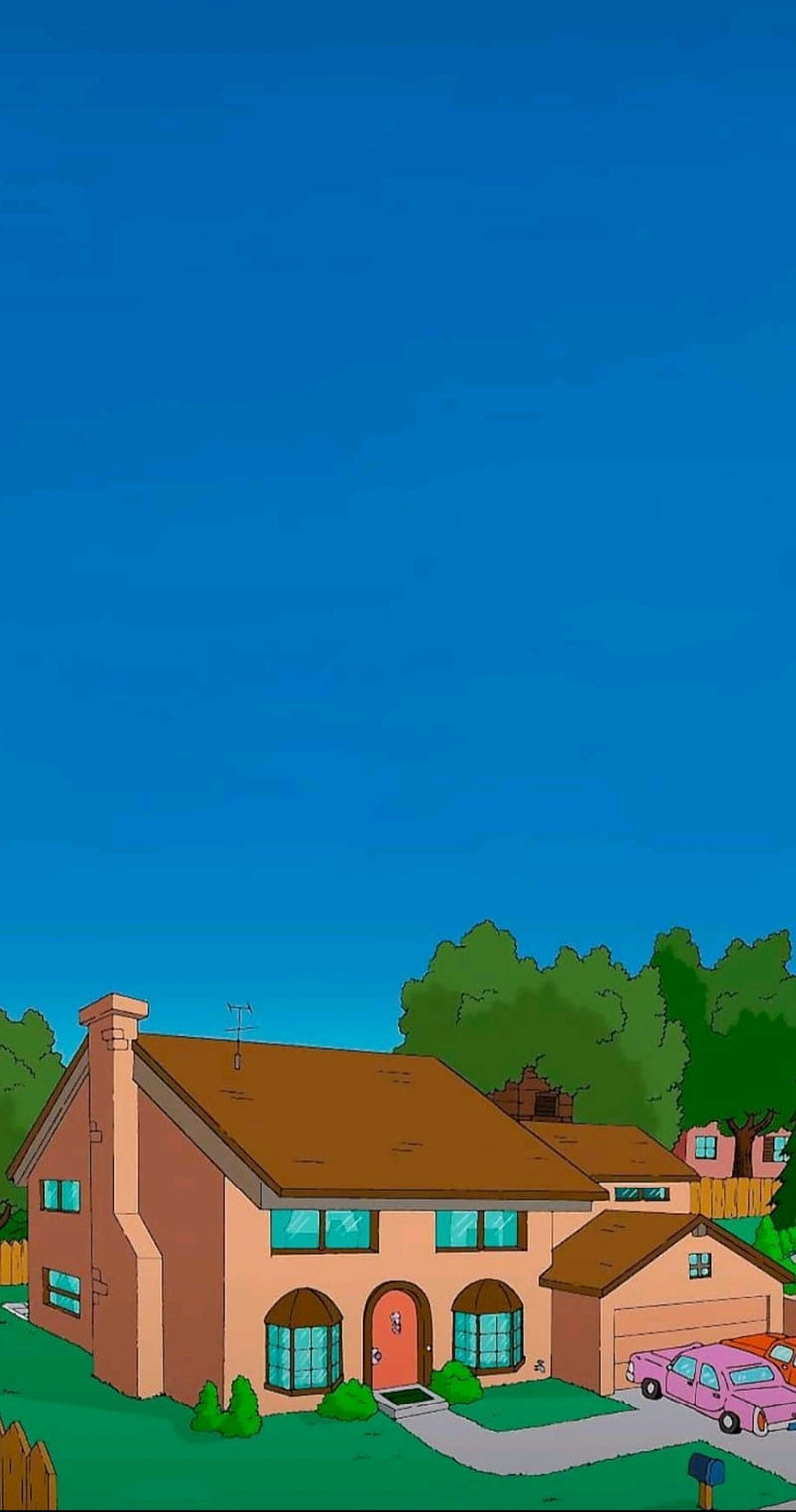 Simpsons house, houses, luxury, HD phone wallpaper