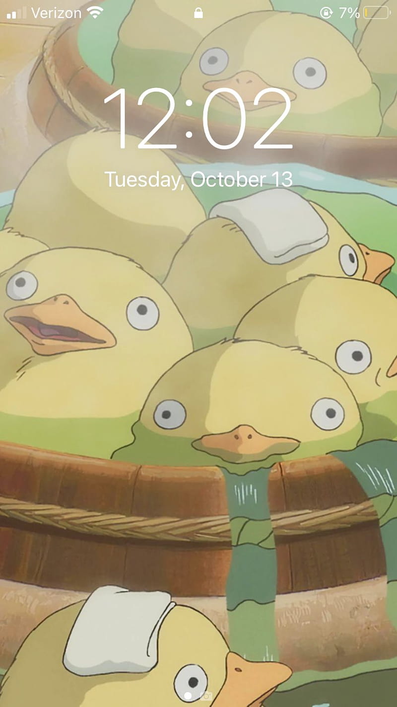 Txio / Twitter, Spirited Away Duck, HD phone wallpaper