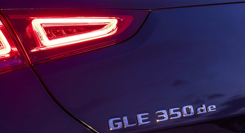 2021 Mercedes-Benz GLE Coupe 350 de 4MATIC Coupe (Color: Cavansite Blue Metallic; Diesel Plug-In Hybrid) - Detail , car, HD wallpaper