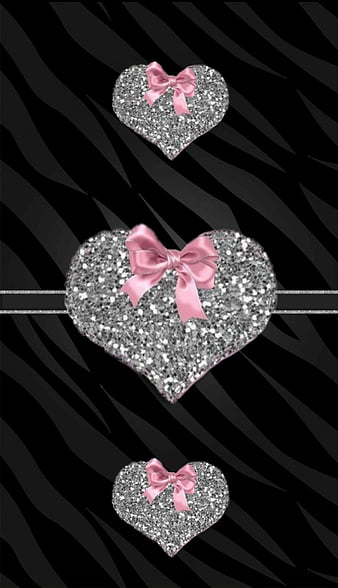 pink and silver sparkle wallpaper