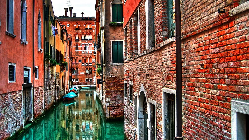 Buildings, House, Building, Canal, Italy, Venice, HD wallpaper