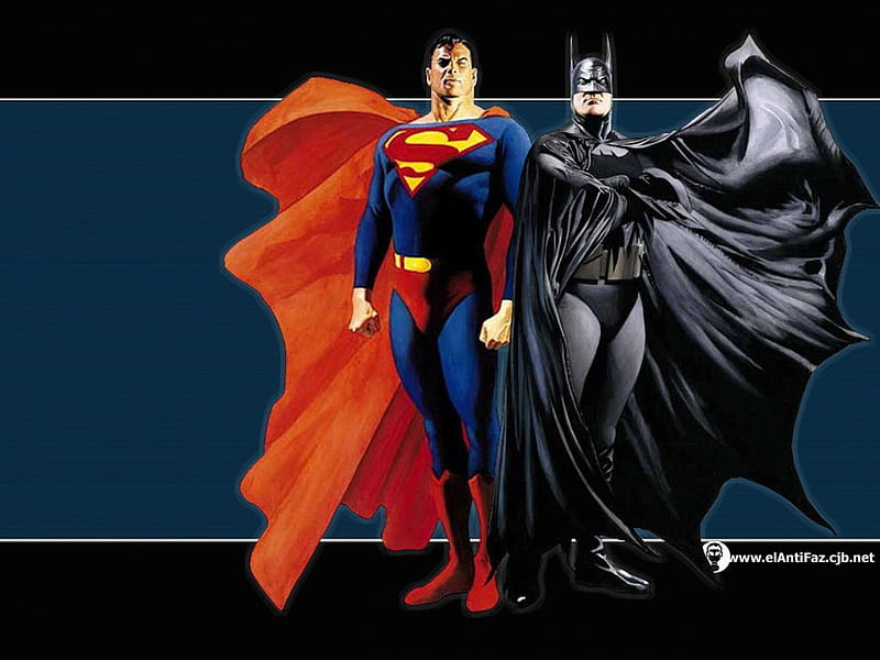 AR Batman Superman, alex, ross, HD wallpaper | Peakpx