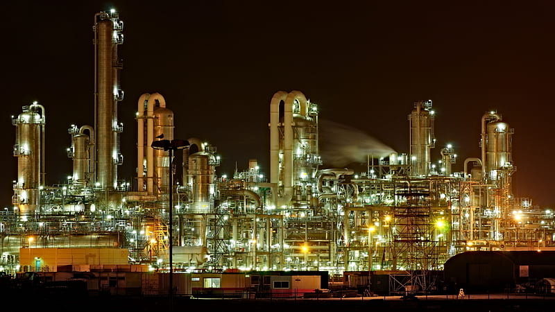 Chemical Plant, Building, Plant, Chemical, Industrial, HD wallpaper