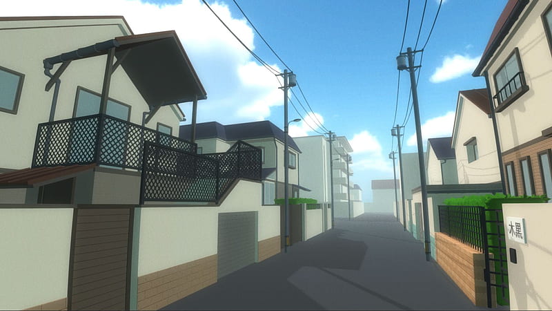 anime neighborhood house