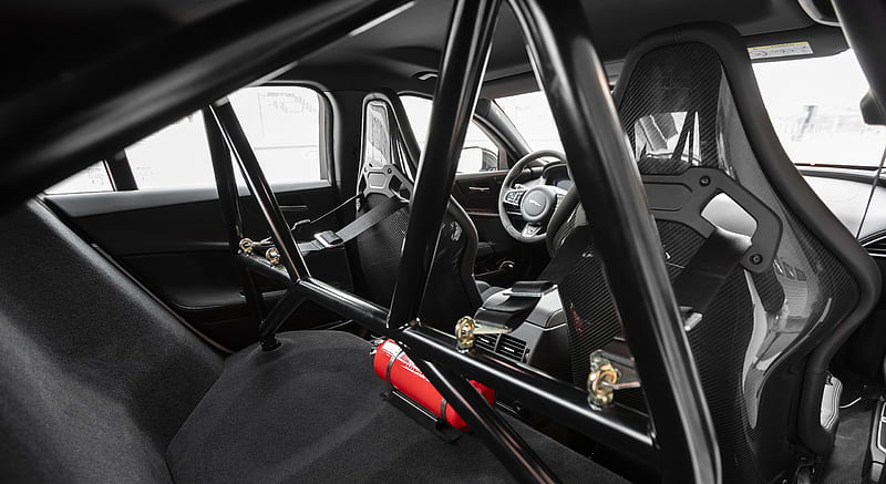 2018 Jaguar XE SV Project 8 - Roll Cage , car, HD wallpaper