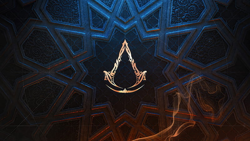 Assassins Creed Mirage Logo, assassins-creed-mirage, 2023-games, ps4-games, ps5-games, xbox-games, pc-games, logo, HD wallpaper