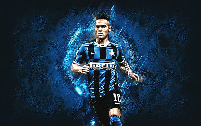 Lautaro Martinez, FC Internazionale, Argentine footballer, striker, portrait, Inter Milan FC, Milan, Italy, Serie A, football, HD wallpaper