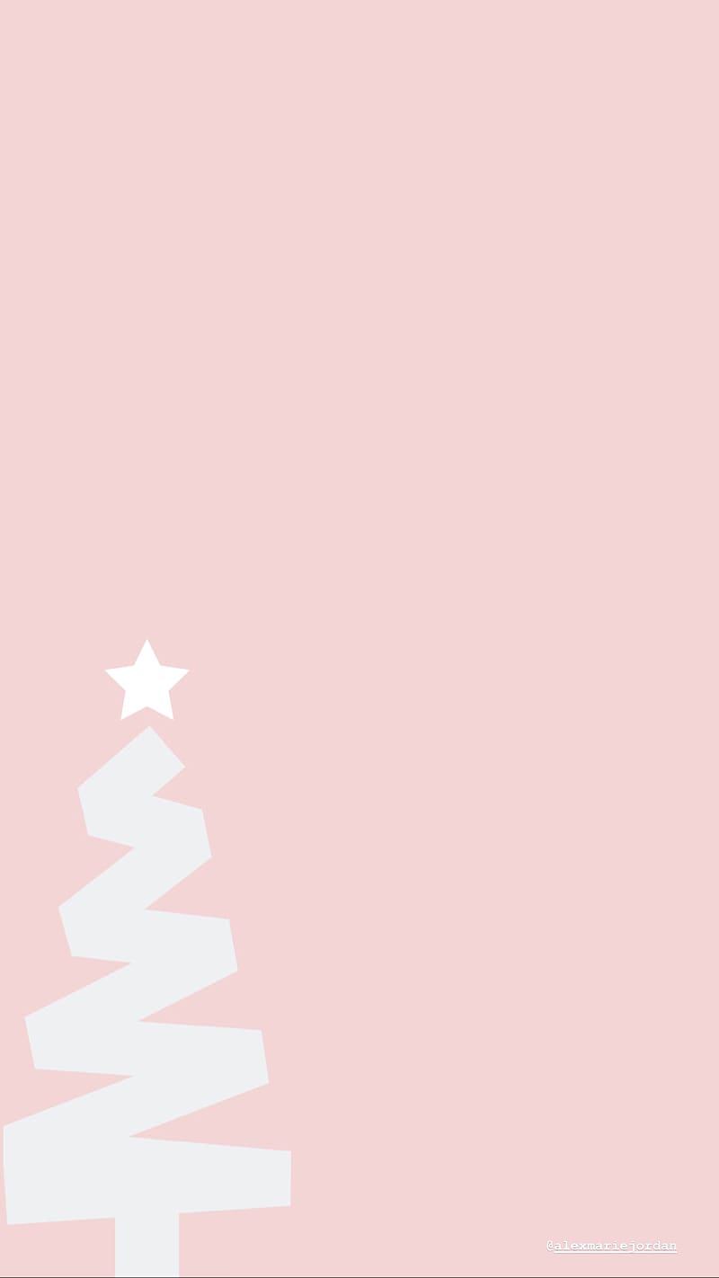 Download Pink Aesthetic Christmas Phone Wallpaper  Wallpaperscom