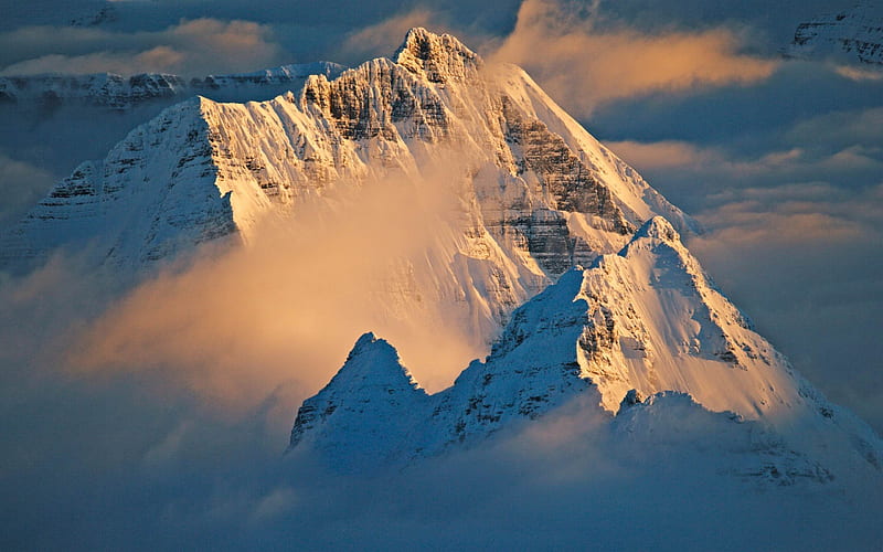 Rockies in Glacier National Park-MAC OS X Mountain Lion, HD wallpaper