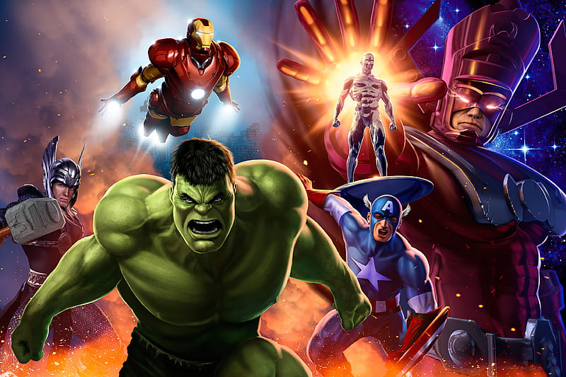 Avengers Assemble Art , avengers, superheroes, artwork, HD wallpaper