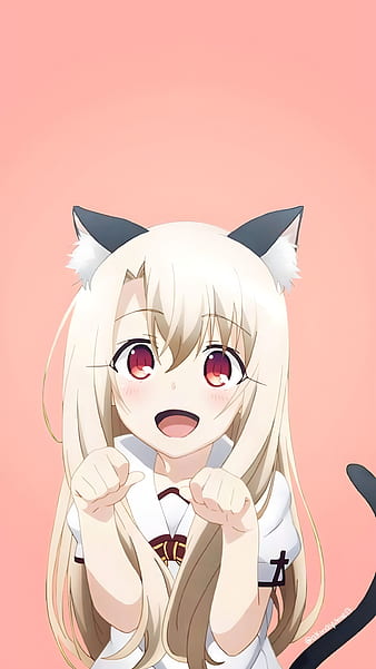 Cute Anime Cat Girl, cat girl face, anime, HD phone wallpaper
