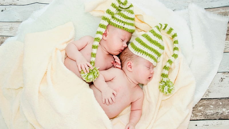 Cute Twins Baby Sleeping, HD wallpaper | Peakpx