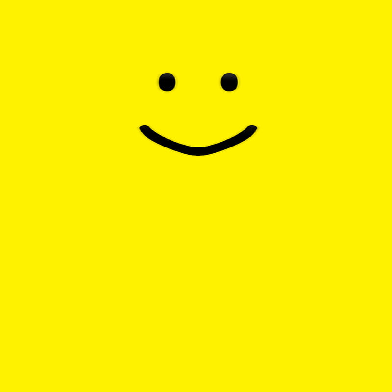 Cheerful Cute Noob Face - Roblox