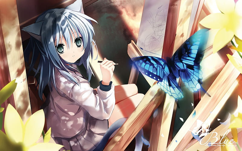 Anime Neko Girl, Cute Anime Girl Nightcore, HD wallpaper