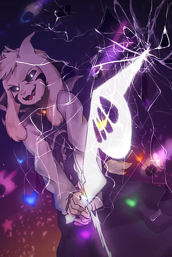 HYPERGOD ASRIEL (Wallpaper) by TheInkyWay on DeviantArt