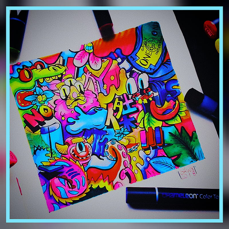 Gawx Art, doodle, HD phone wallpaper