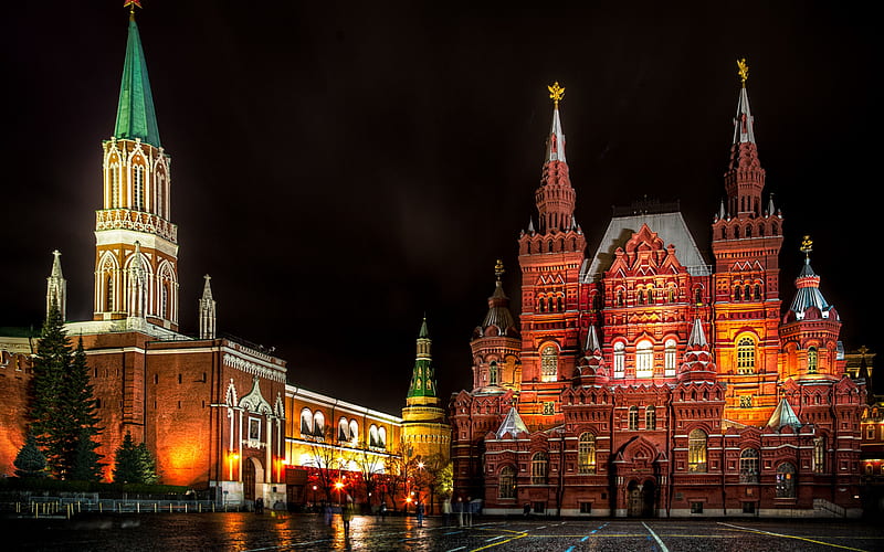 Cities, Moscow, Russia, HD wallpaper