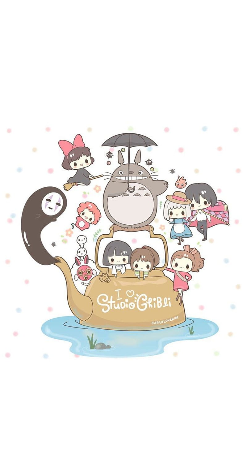 Studio Ghibli, Totoro, And Anime - Studios Ghibli Cute Characters - -. Studio ghibli characters, Studio ghibli art, Studio ghibli fanart, HD phone wallpaper