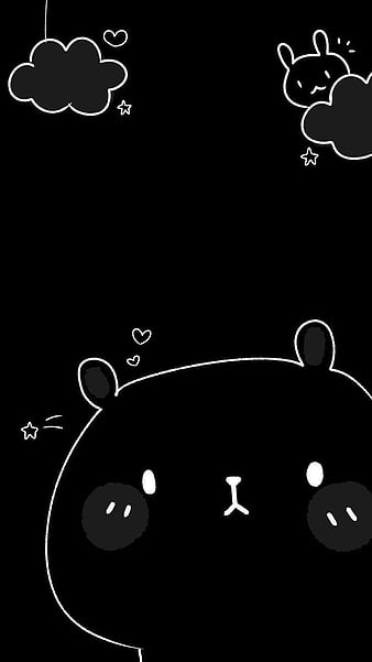 Minimal Bear S HD wallpaper