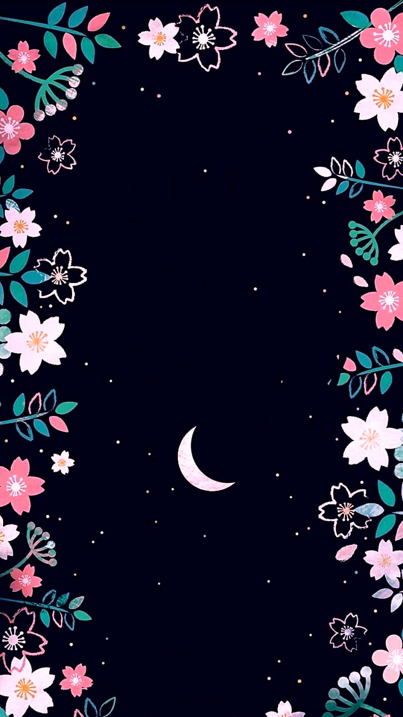Fondo luna, flowers, background, girasol naturaleza, rose, sol, HD phone wallpaper
