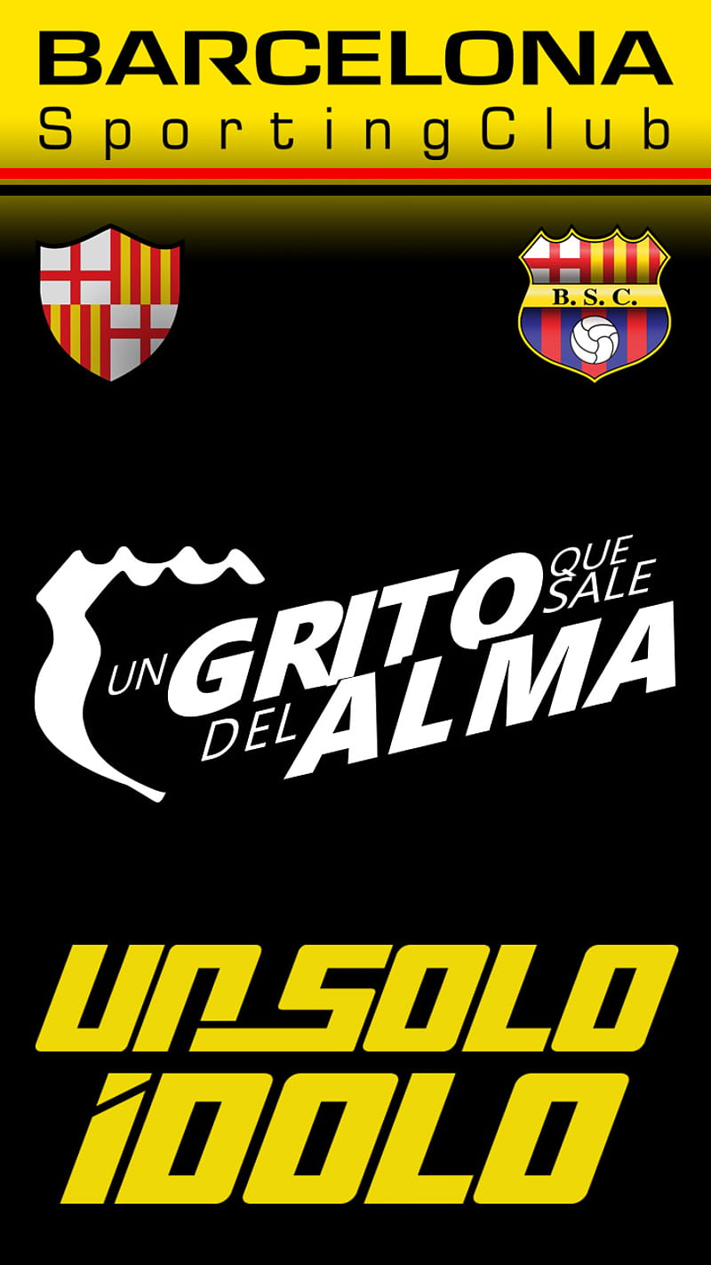 Barcelona SC, barcelona sporting club, bsc, ecuador, football, un solo  idolo, HD phone wallpaper | Peakpx