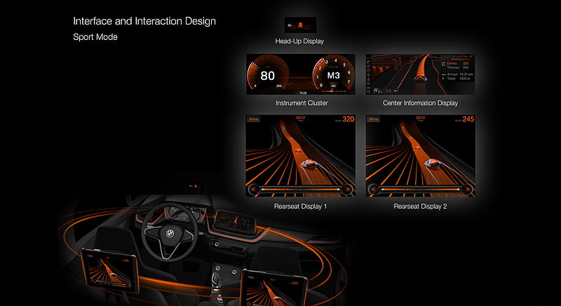 BMW Active Tourer Concept Interface Sport Mode , car, HD wallpaper