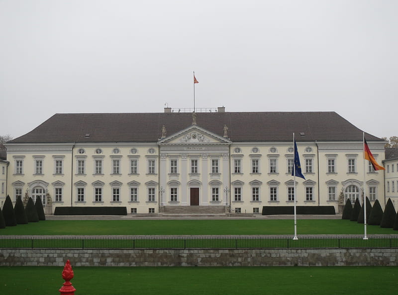 Schloss Bellevue, Berlin, architecture, city, graphy, berlin, president, palace, political, HD wallpaper