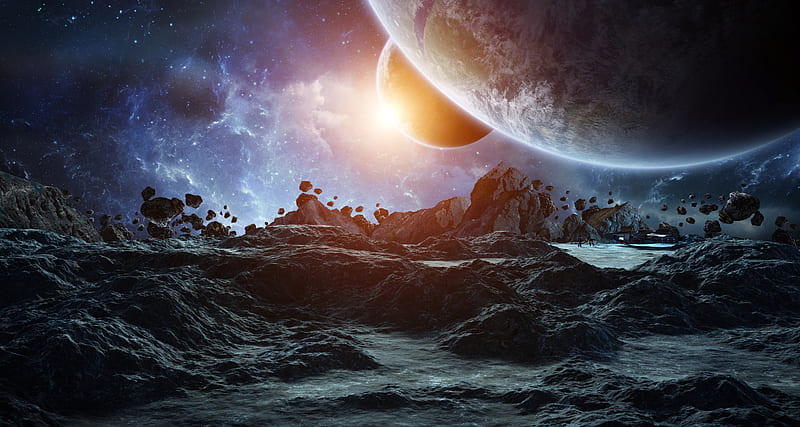Planetscape Digital Art, HD wallpaper