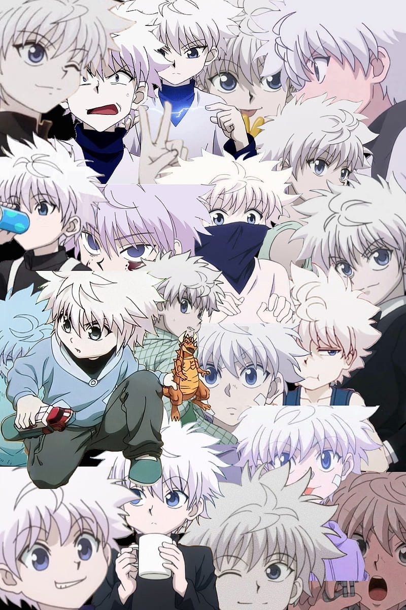 HD wallpaper: anime, DinocoZero, collage, Hunter x Hunter, anime boys,  Killua Zoldyck