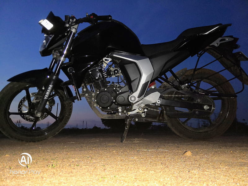 Fz, bike, black, motorcycle, night, speed, sport, HD wallpaper | Peakpx