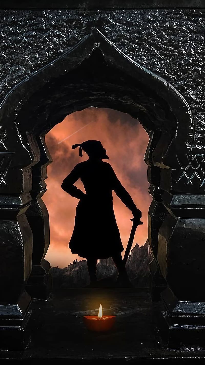 Shivaji Raje Bhosle, Shadow Effect, maharaj, maratha empire, HD phone wallpaper