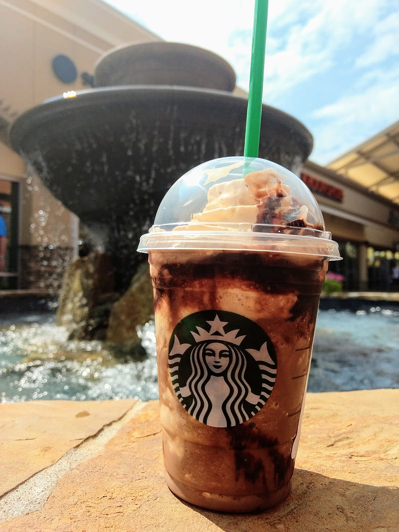 Starbucks Fountain, HD phone wallpaper