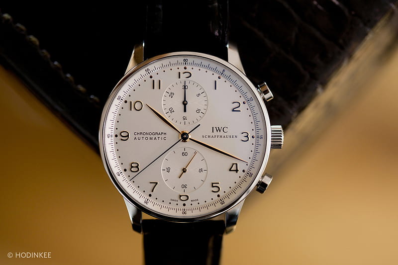 Luxury Watch, IWC, watch, time, Timepiece, Leather, technology, luxury, HD wallpaper